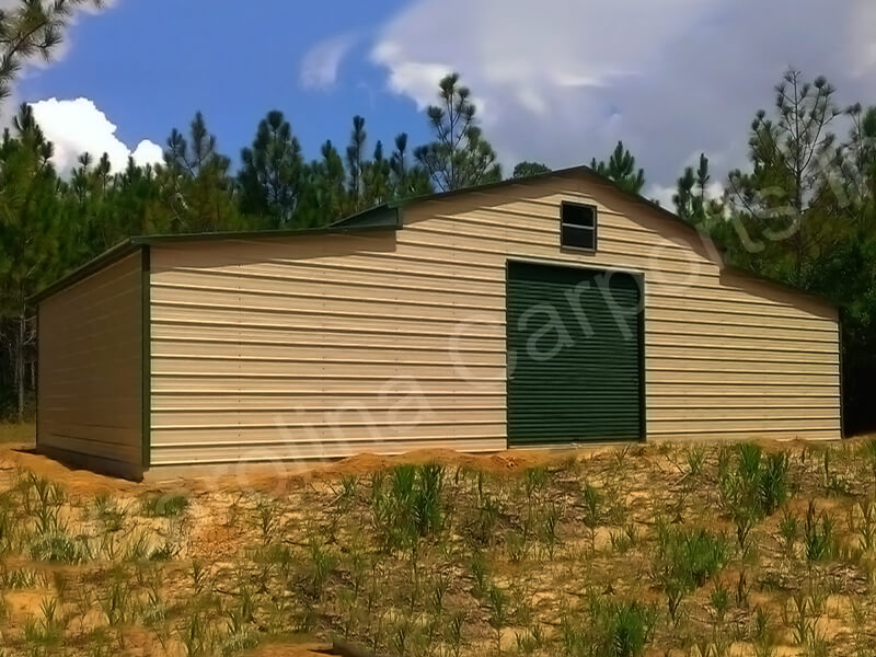 Boxed-Eave-Roof-Style-Carolina-Barn-Garage