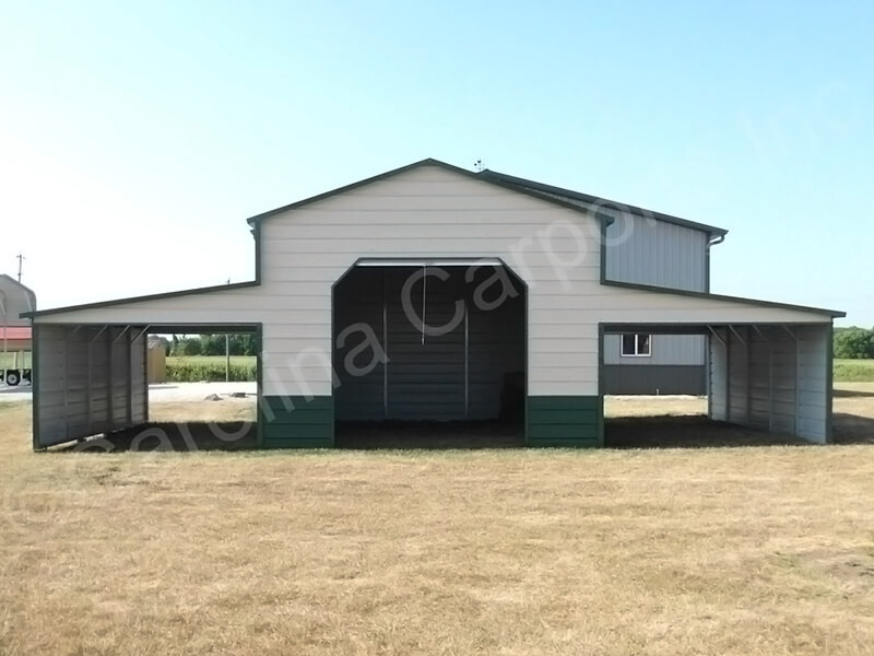 Boxed-Eave-Roof-Style-Carolina-Barn-Main-Building-Fully-Enclosed