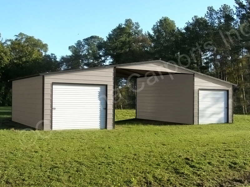 Boxed-Eave-Roof-Style-Seneca-Barn-Two-Enclosed-Lean-Toos