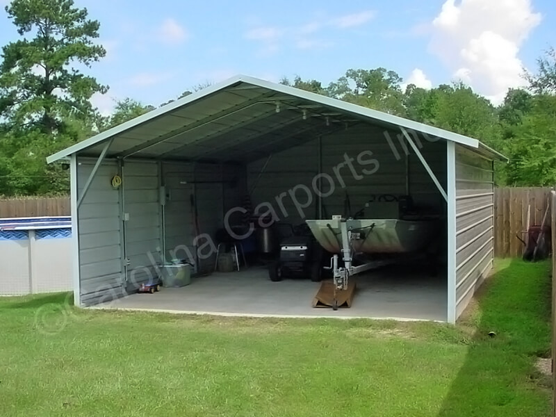 Boxed-Eave-Style-Carport-with-Both-Sides-Closed