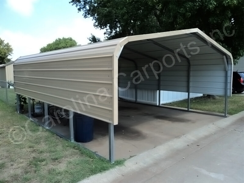 Regular-Roof-Style-Carport-with-One-Panel-Each-Side