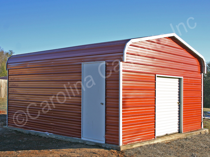 Regular-Roof-Style-Fully-Enclosed-Garage-with-One-6_-x-6_-Garage-Door