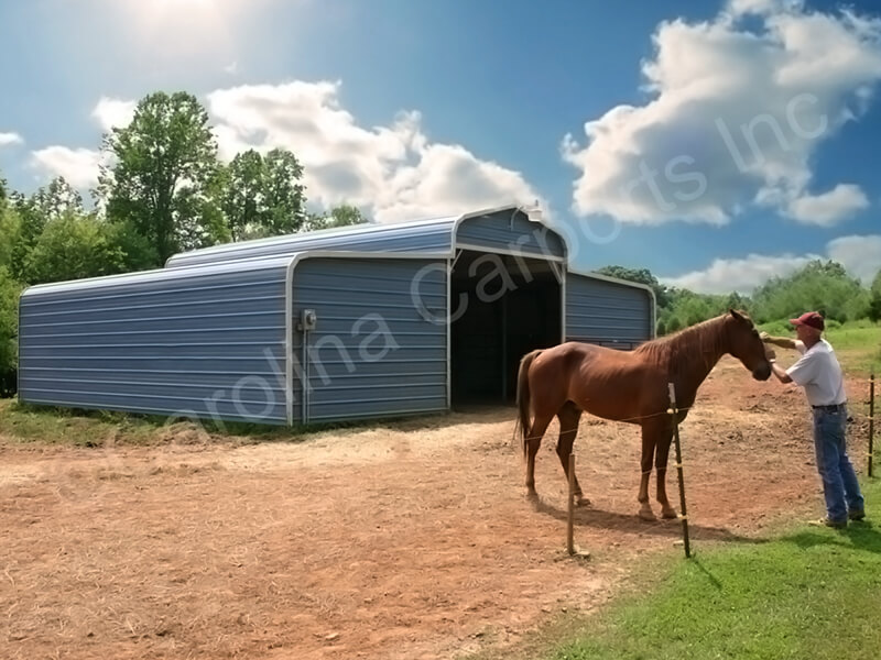 Regular-Roof-Style-Horse-Barn-with-Horizontal-Gable-Ends