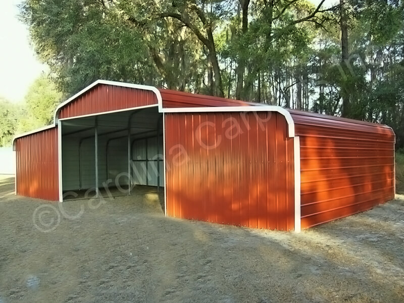 Regular-Roof-Style-Horse-Barn-with-Vertical-Ends