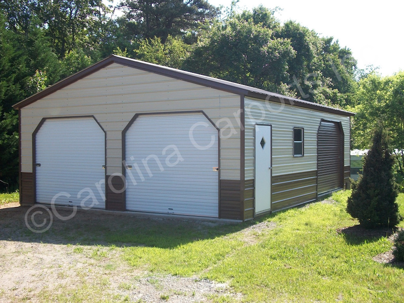 Two-Tone-Vertical-Roof-Style-with-Two-8_-x-8_-garage-Doors-on-End