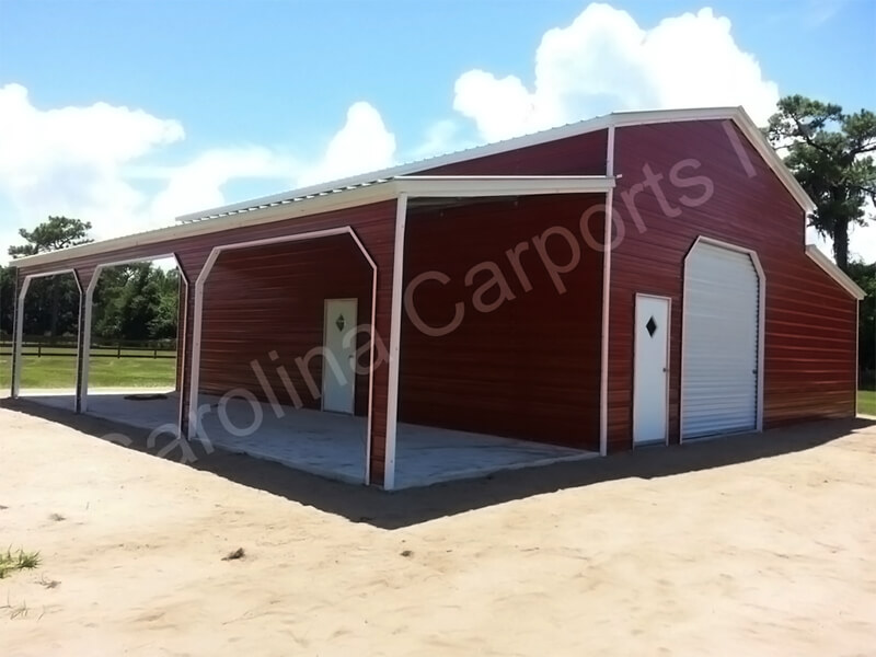 Vertical-Roof-Style-Carolina-Barn-with-Side-Entrys